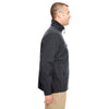 UltraClub Men's Black Printed Soft Shell Jacket