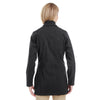 UltraClub Women's Black Printed Soft Shell Jacket