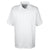 UltraClub Men's White Cool & Dry Elite Mini-Check Jacquard Polo