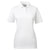 UltraClub Women's White Cool & Dry Elite Mini-Check Jacquard Polo