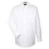 UltraClub Men's White Performance Poplin