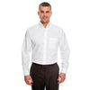 UltraClub Men's White Performance Poplin