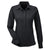 UltraClub Women's Black Easy-Care Broadcloth