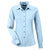 UltraClub Women's Light Blue Easy-Care Broadcloth