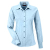 UltraClub Women's Light Blue Easy-Care Broadcloth