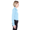 UltraClub Women's Light Blue Easy-Care Broadcloth