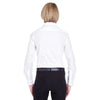 UltraClub Women's White Easy-Care Broadcloth