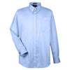 UltraClub Men's Blue Non-Iron Pinpoint