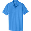 Nike Men's Brisk Blue Golf Dri-FIT Embossed Tri-Blade Polo