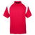 UltraClub Men's Red/White Cool & Dry Sport Colorblock T-Shirt