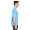 UltraClub Men's Columbia Blue Cool & Dry Sport T-Shirt