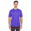 UltraClub Men's Purple Cool & Dry Sport T-Shirt