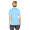 UltraClub Women's Columbia Blue Cool & Dry Sport V-Neck T-Shirt