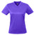 UltraClub Women's Purple Cool & Dry Sport V-Neck T-Shirt