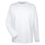 UltraClub Men's White Cool & Dry Sport Long-Sleeve T-Shirt