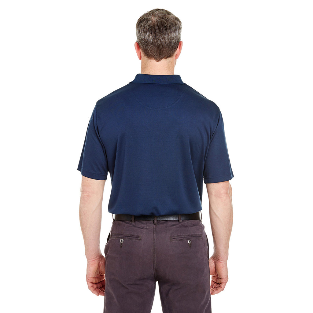 UltraClub Men's Navy Cool & Dry Sport Polo