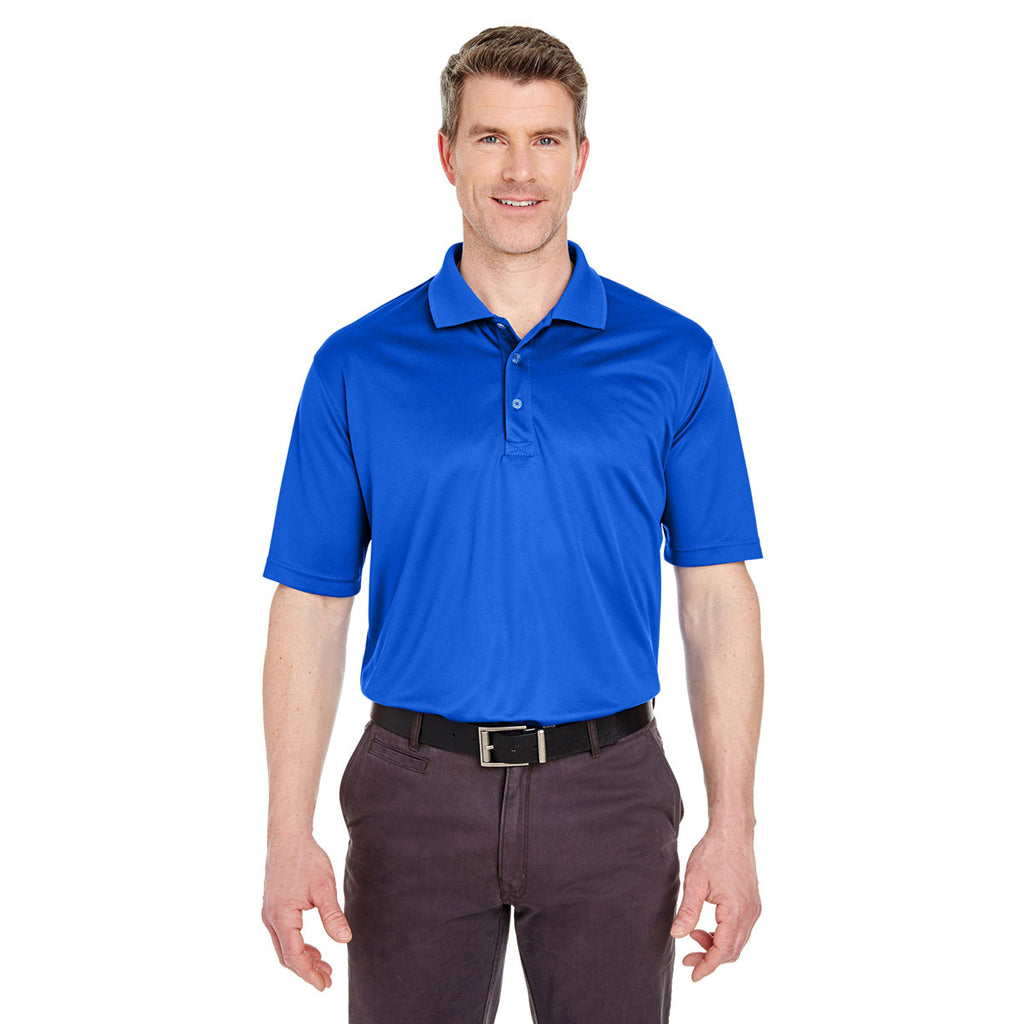 UltraClub Men's Royal Cool & Dry Sport Polo