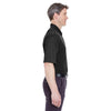 UltraClub Men's Black Cool & Dry Sport Polo with Pocket