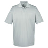 UltraClub Men's Grey Cool & Dry Sport Polo with Pocket