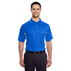 UltraClub Men's Royal/White Cool & Dry Sport Two-Tone Polo