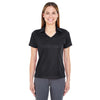 UltraClub Women's Black Cool & Dry Sport Pullover