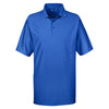 UltraClub Men's Cobalt Cool & Dry Elite Tonal Stripe Performance Polo