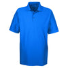 UltraClub Men's Royal Cool & Dry Elite Tonal Stripe Performance Polo