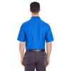 UltraClub Men's Royal Cool & Dry Elite Tonal Stripe Performance Polo