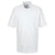 UltraClub Men's White Cool & Dry Elite Tonal Stripe Performance Polo