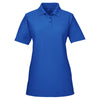 UltraClub Women's Cobalt Cool & Dry Elite Tonal Stripe Performance Polo