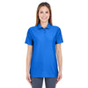 UltraClub Women's Royal Cool & Dry Elite Tonal Stripe Performance Polo