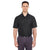 UltraClub Men's Black Tall Cool & Dry Elite Performance Polo