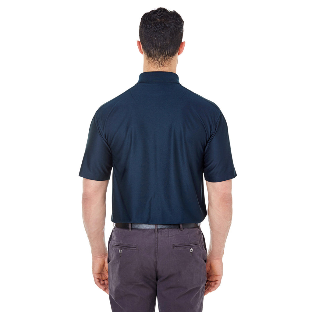 UltraClub Men's Navy Tall Cool & Dry Elite Performance Polo