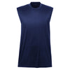 UltraClub Men's Navy Cool & Dry Sport Performance Interlock Sleeveless T-Shirt