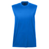 UltraClub Men's Royal Cool & Dry Sport Performance Interlock Sleeveless T-Shirt