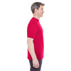 UltraClub Men's Red Cool & Dry Sport Performance Interlock T-Shirt