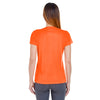 UltraClub Women's Bright Orange Cool & Dry Sport Performance Interlock T-Shirt