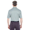 UltraClub Men's Grey Cool & Dry Sport Performance Interlock Polo