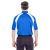 UltraClub Men's Royal/White Cool & Dry Sport Performance Colorblock Interlock Polo