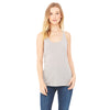 Bella + Canvas Women's Athletic Grey Triblend Racerback Tank