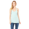 Bella + Canvas Women's Mint Triblend Racerback Tank