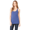 Bella + Canvas Women's Navy Triblend Racerback Tank