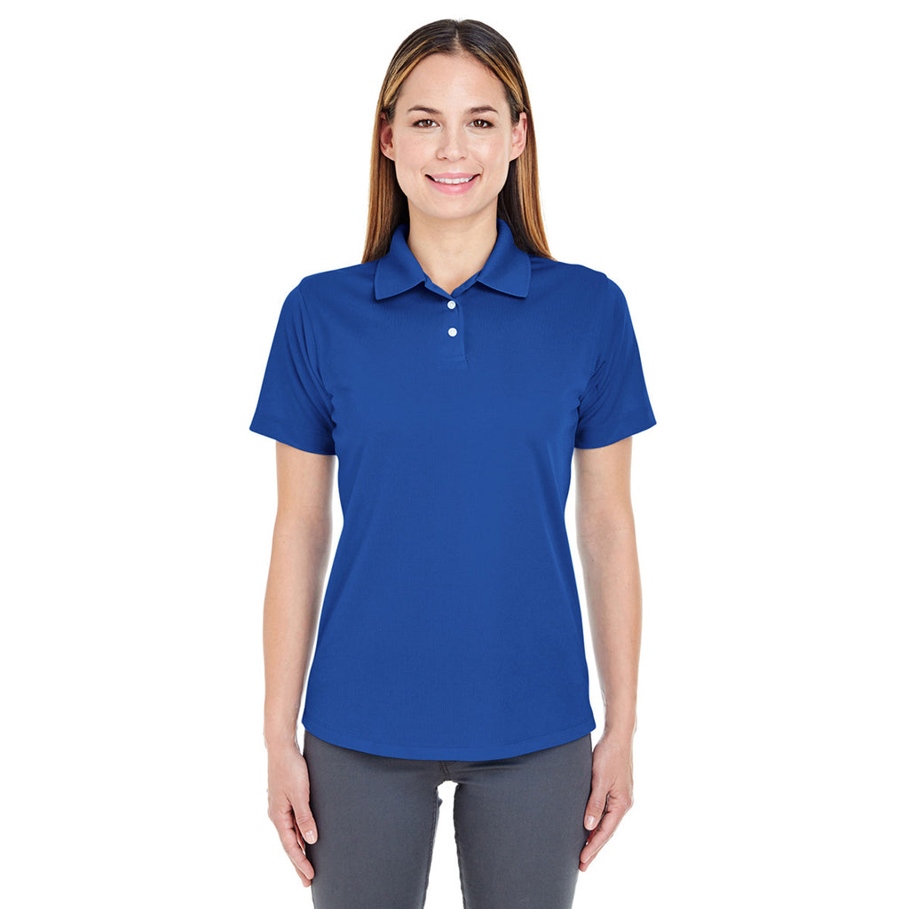 UltraClub Women's Cobalt Cool & Dry Stain-Release Performance Polo