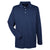 UltraClub Men's Navy Cool & Dry Long-Sleeve Stain-Release Performance Polo