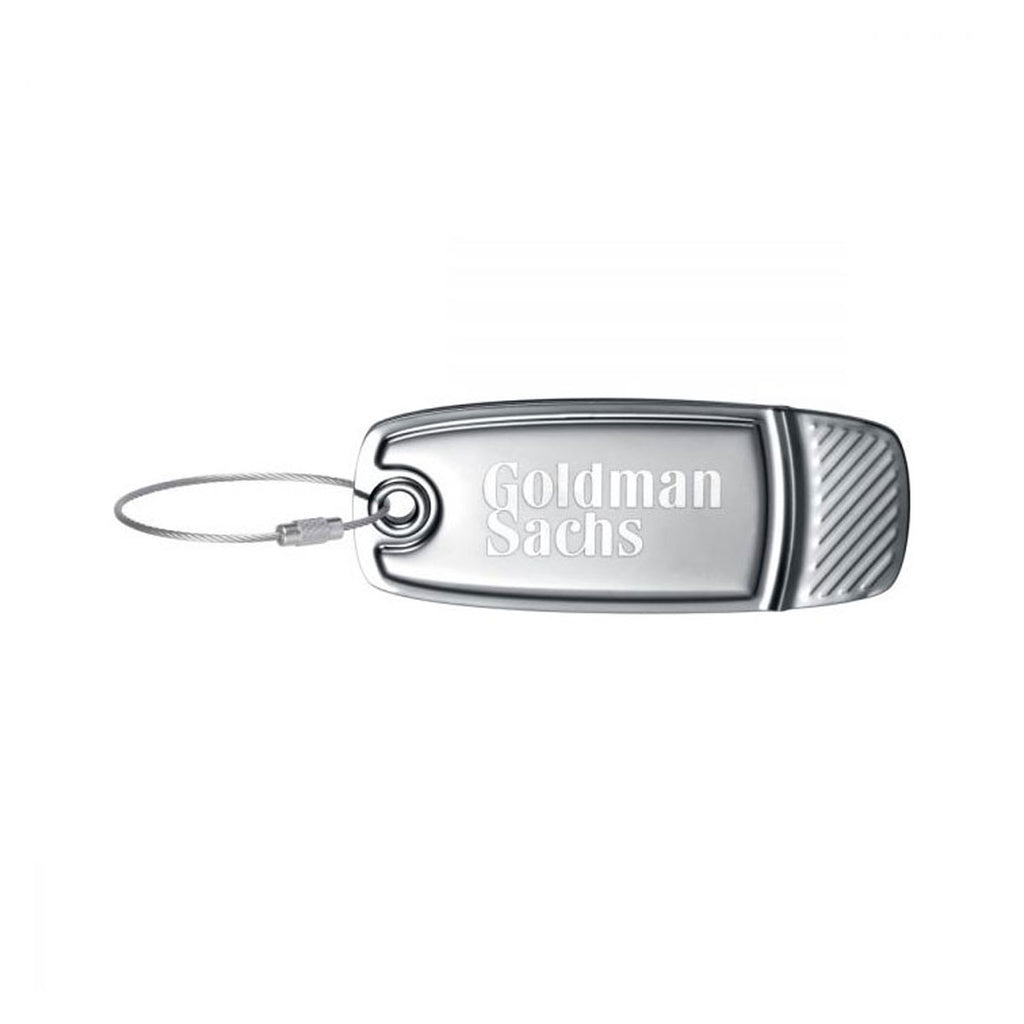 Gemline Slate Grey Wexford Luggage Tag