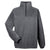 UltraClub Men's Charcoal Iceberg Fleece Quarter-Zip Pullover