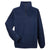 UltraClub Men's Navy Iceberg Fleece Quarter-Zip Pullover