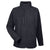 UltraClub Men's Black/Black Microfleece Full-Zip Jacket