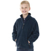 Charles River Youth Navy/Black Voyager Fleece Jacket