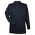 UltraClub Men's Navy Egyptian Interlock Long-Sleeve Mock Turtleneck